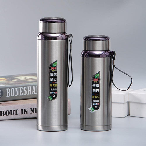 800ml / 1000ml Stainless Steel Thermos Bottle Vacuum Insulated Leakproof Water Bottle for Travel Gym Office